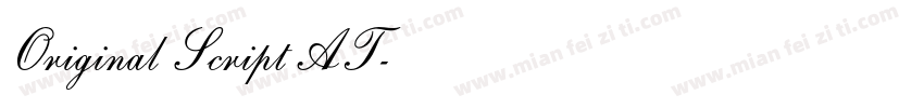 Original Script AT字体转换